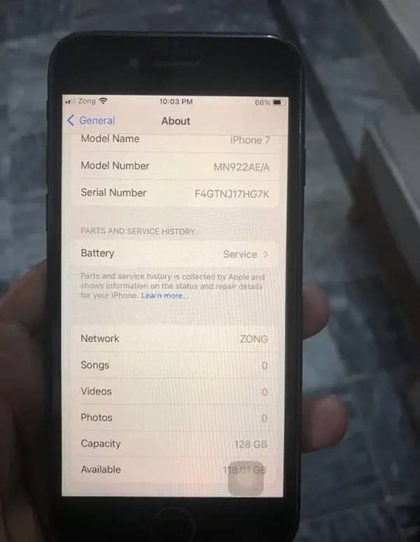 I PHONE 7 pta approved 128gb 1