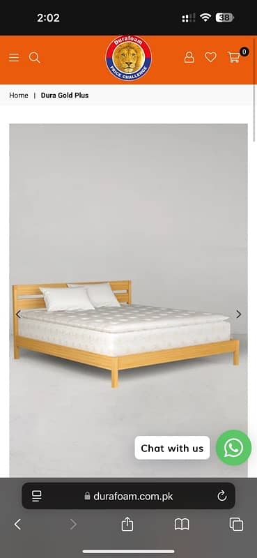 Dura Foam Gold Plus Spring Mattress 0