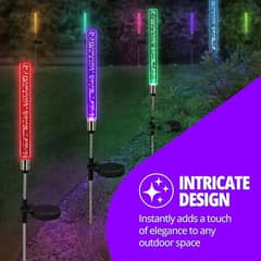 Solar,Color Changing Decorative Bubble Garden Stakes,Led Lights