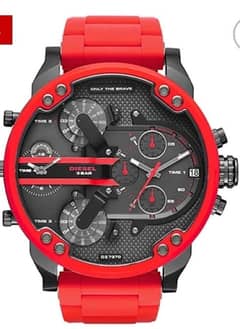 Diesel Mr Daddy 2.0 Dz7370 Red silicon Mens