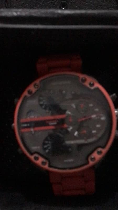 Diesel Mr Daddy 2.0 Dz7370 Red silicon Mens 1