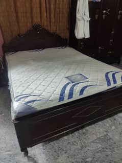 queen size bed (pure wooden)