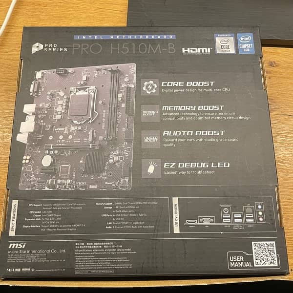 I3 10100 with msi h510m and ddr4 16 gb ram with heatsink bundle 16