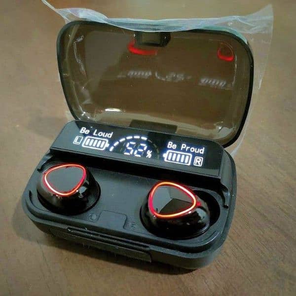 M10 PRO WATERPROOF EARBUDS WITH CHARGING CASE FULL DIGITAL DISPLAY 2