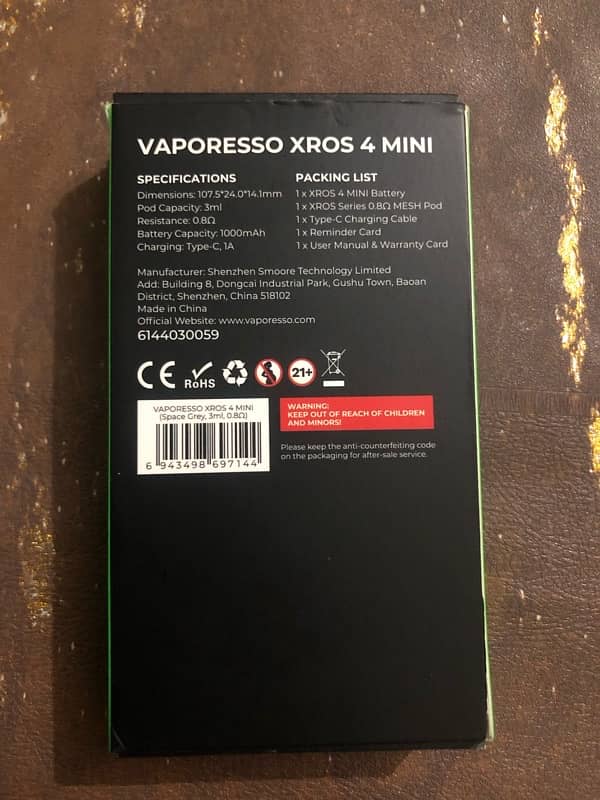 Xros 4 mini and ovxa oneo pod for sale 1