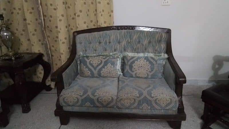 SEVEN SEATER SOFA (WOOD) 1