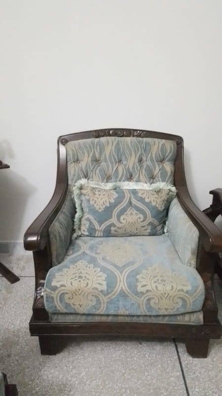 SEVEN SEATER SOFA (WOOD) 2