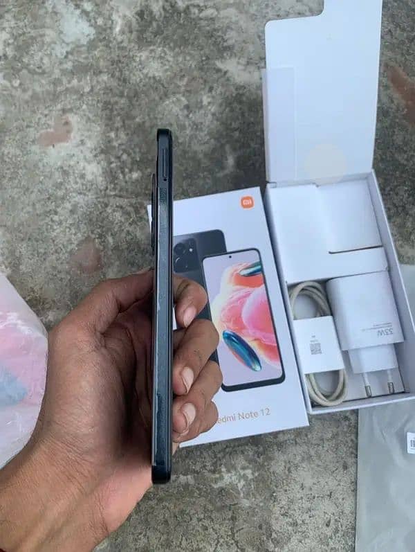 Redmi note 12 full box 8+4gb/128gb warranty available 3