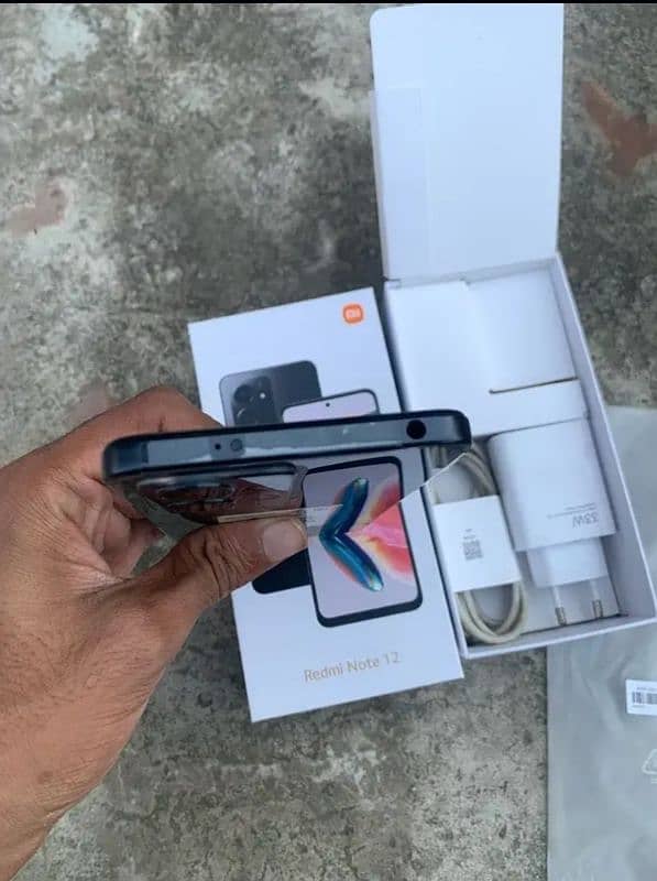 Redmi note 12 full box 8+4gb/128gb warranty available 5