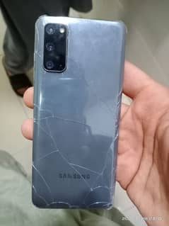 samsung s20 5g online punch 12 128 only glass crack