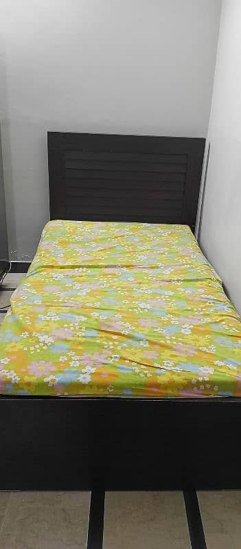 Single Bed With Mattress For Sale 1