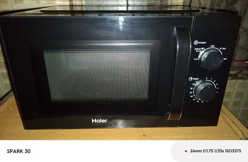 Haier microwave oven in just new condition just used few months only 0