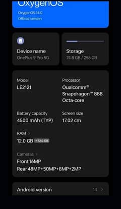 OnePlus 9 Pro Dual SIM  (Original Global, not Converted) Apporoved