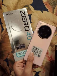 infinix zero 40 11 months + warranty 10/10 condition with box charger