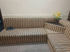 7 Seater Sofa Set With side Corners