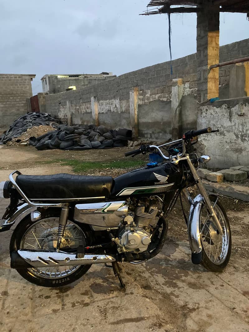 Honda CG 125 2022 Special Edition karachi Number 0