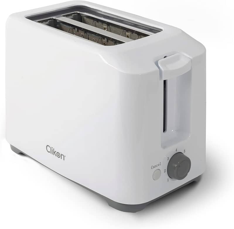 Clikon 700W 2 Slices Bread Toaster with Electronic Browning Control 2