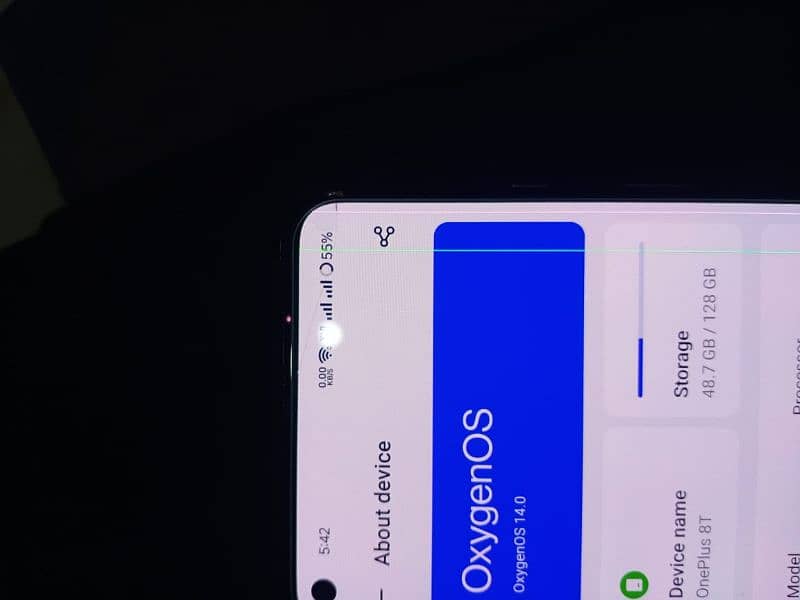 oneplus 8t duel sim approved 2lines display ma 2