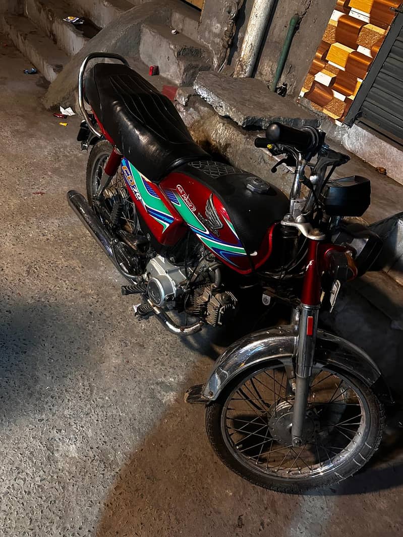 honda cd 70 2018 nov registeration. 1