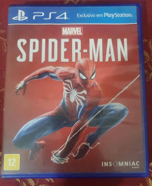 Marvel Spiderman 1 & 2 Game Ps4 Ps5 Region All 4