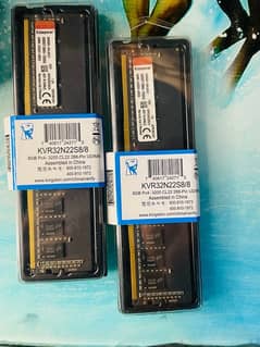 Kingston Ram 16gb(2x 8gb)Ddr4 3200mhz