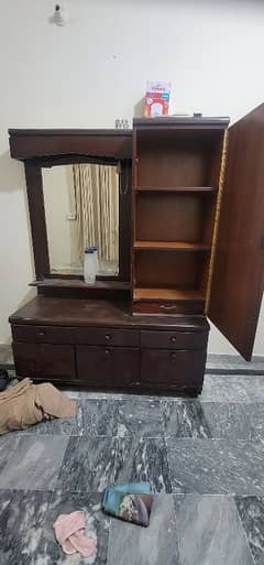 wooden dressing table