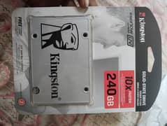 Kingston 240 GB SSD Box pack 3 year warranty