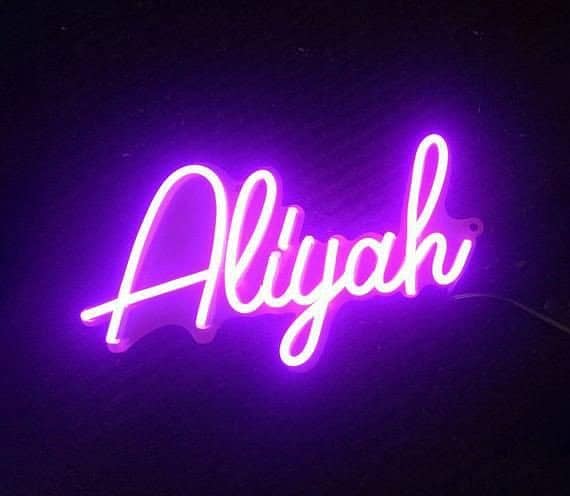 Neon sign customized 9