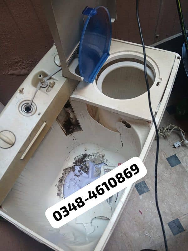 washing machine dryer sale body crack 0348-4610869 1