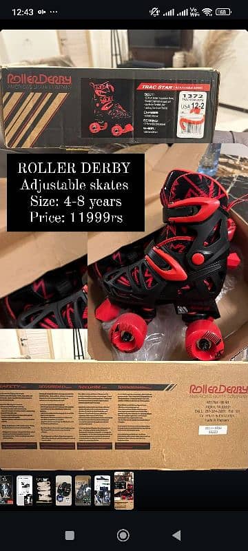 Derby Roller Skates boys girls 0