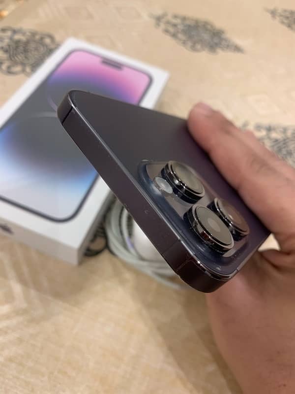 I phone 14 pro Max 256GB/purple just like New Condition 5