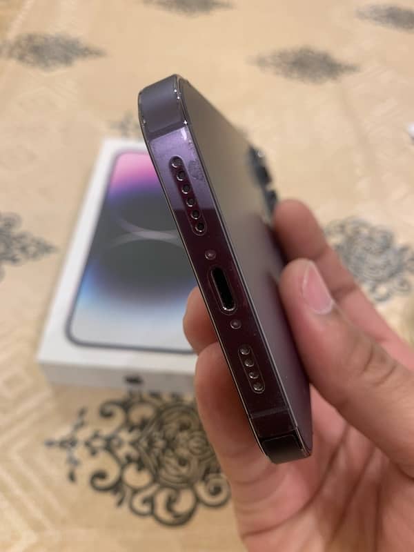 I phone 14 pro Max 256GB/purple just like New Condition 6