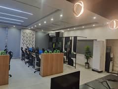 FURNISHED OFFICE FOR RENT IN  DEFENCE RAYA  ON HOT LOCATION