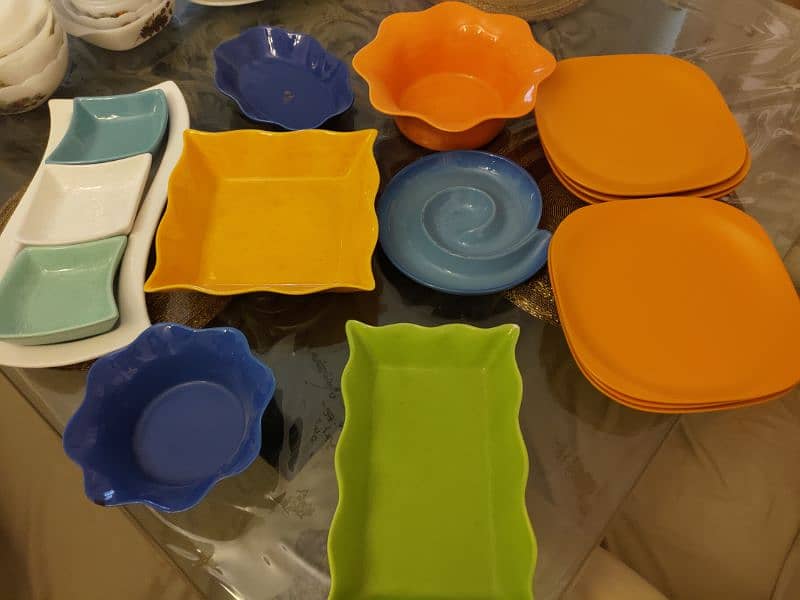 Colourful Ceramic Crockery set 1