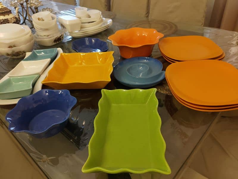 Colourful Ceramic Crockery set 2