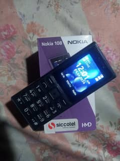 Nokia 108 Mobile new Model just Box open not used Dual sim 10/10 .