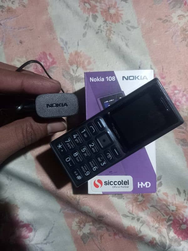 Nokia 108 Mobile new Model just Box open not used Dual sim 10/10 . 1