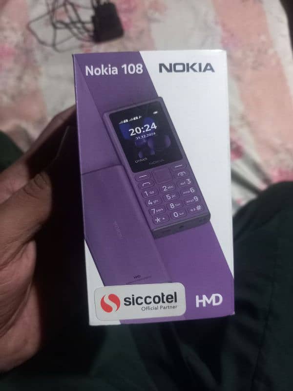 Nokia 108 Mobile new Model just Box open not used Dual sim 10/10 . 3