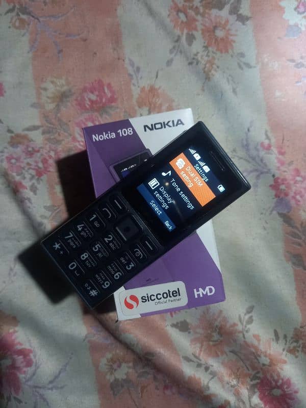 Nokia 108 Mobile new Model just Box open not used Dual sim 10/10 . 12