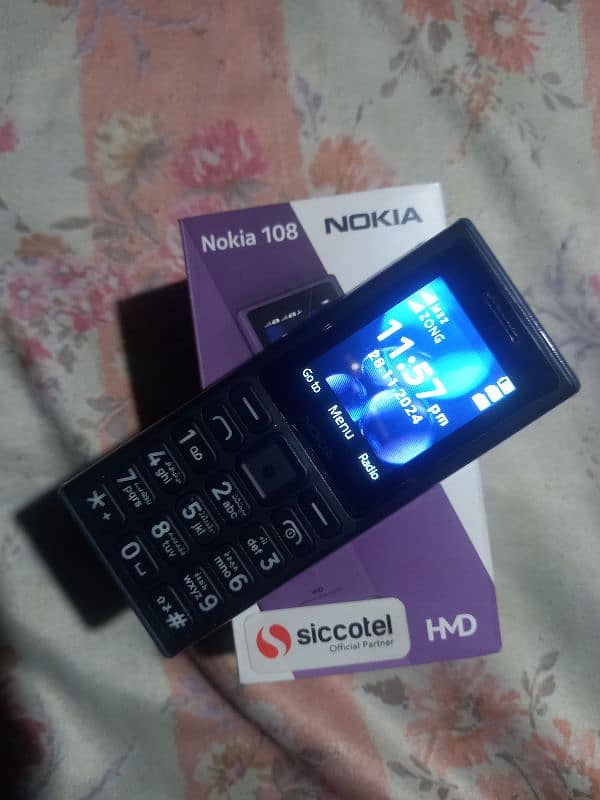 Nokia 108 Mobile new Model just Box open not used Dual sim 10/10 . 17