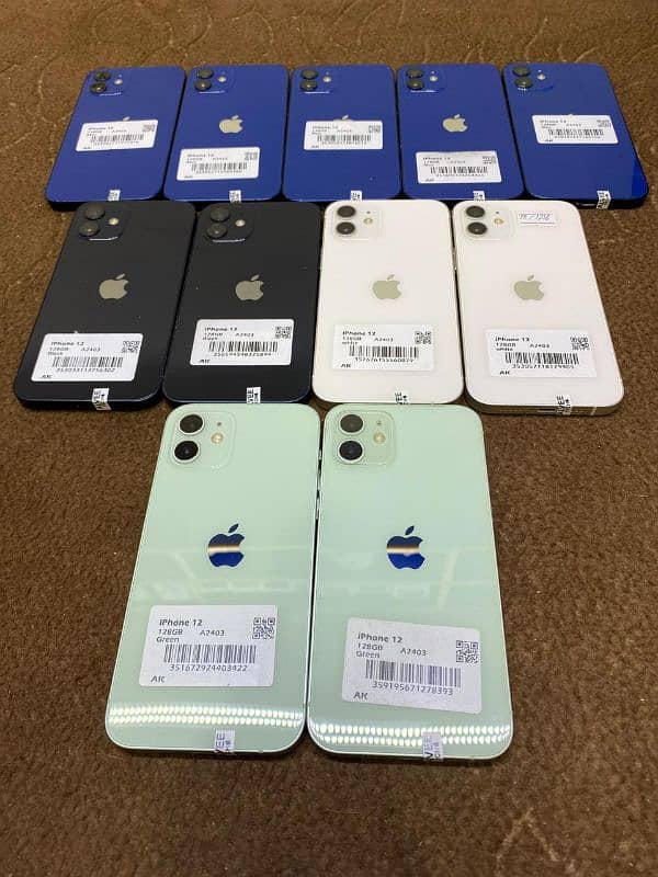 I phone 12 pta approved 128 gb dual approved water pack 2