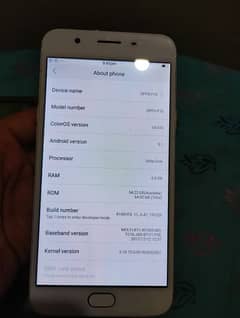 Oppo f1s running condition