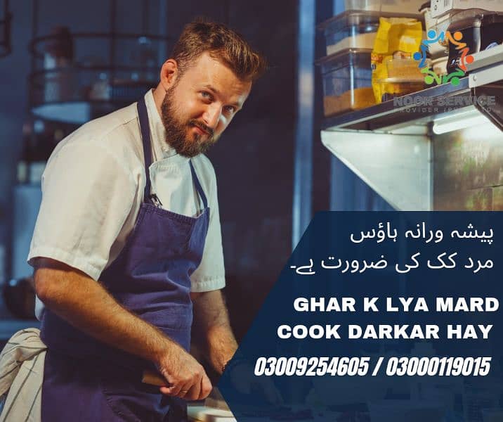 Male Cook Required 12 Hours 0