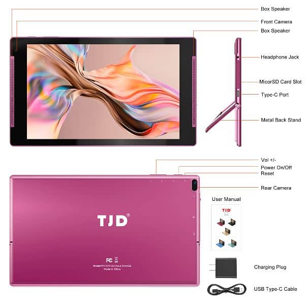 TABLET WITH STAND ANDROID 10 TABLET PC 2