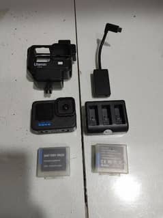 GoPro Hero 10 in awesome condition With Audio Adapter