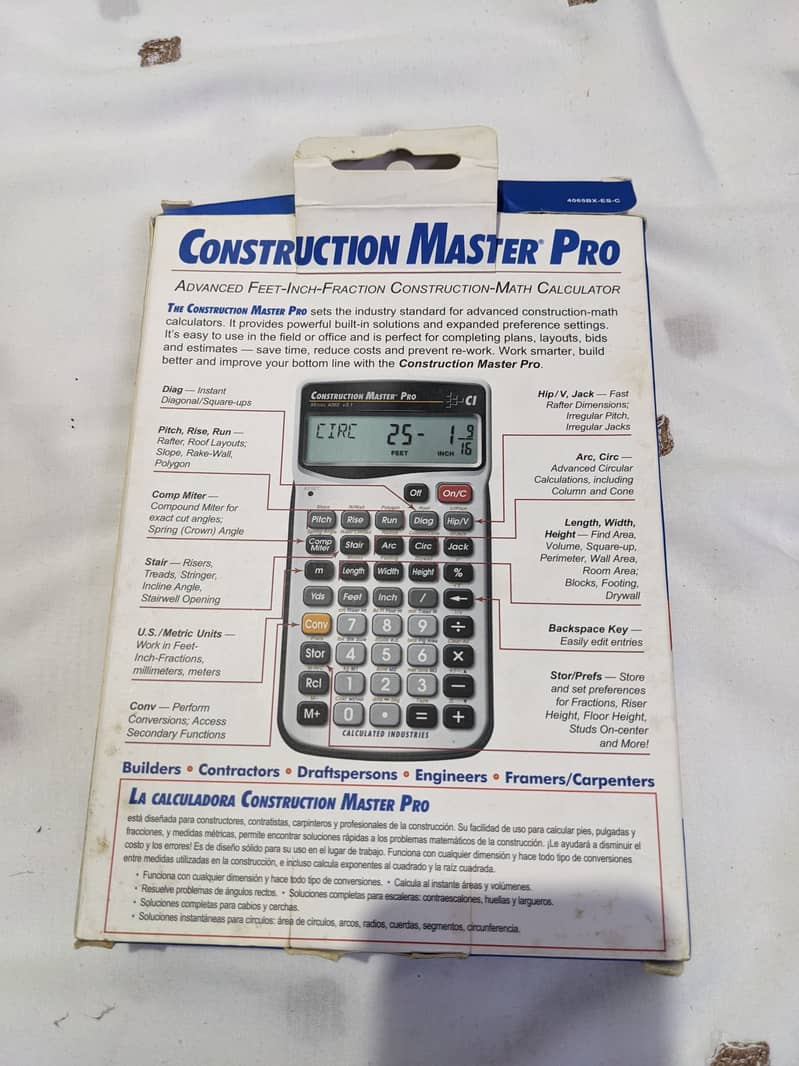 Construction Master Pro Calculator 1