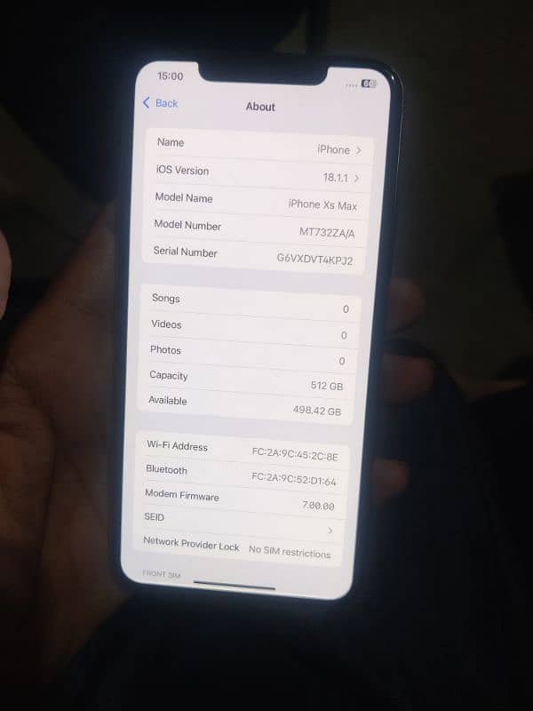 iphone xs max 512 GB pta approved 4