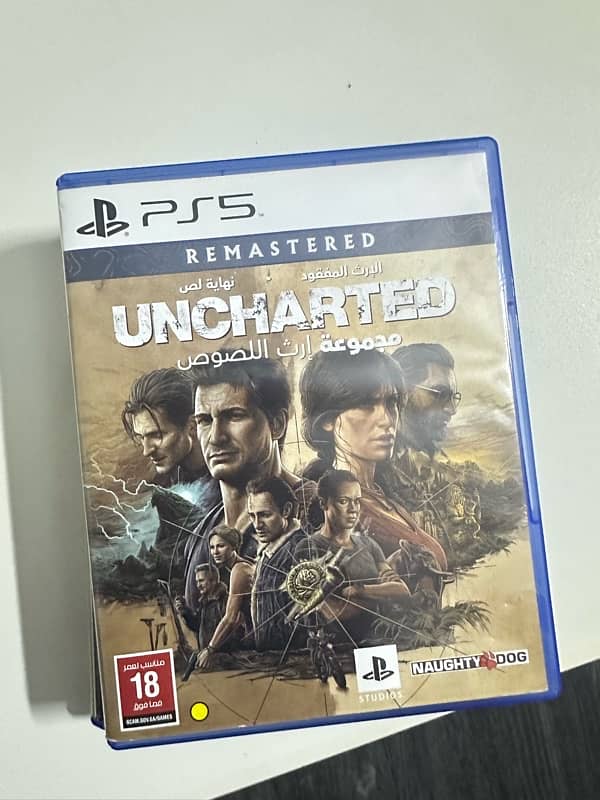 GTA 5, UNCHARTED COLLECTION , LAST OF US 1. PS5 version 1