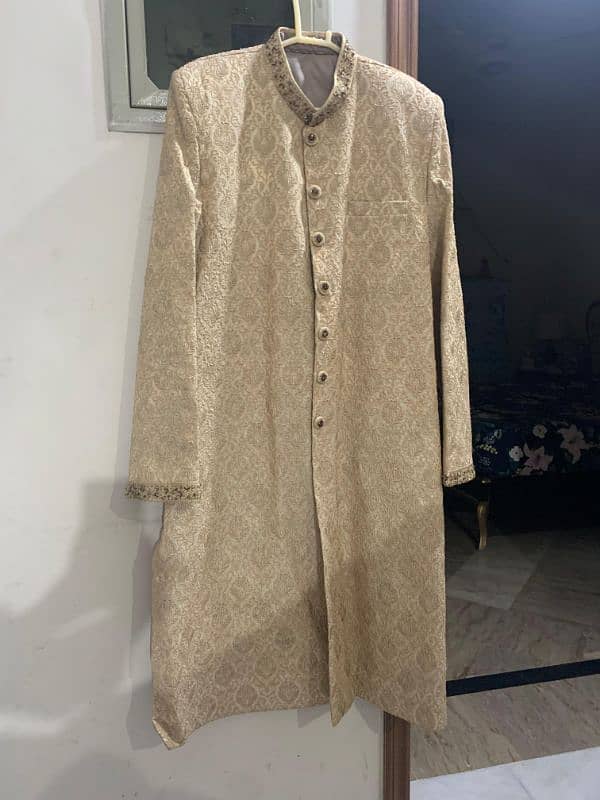 Sherwani with turban,inner and khussa. 2