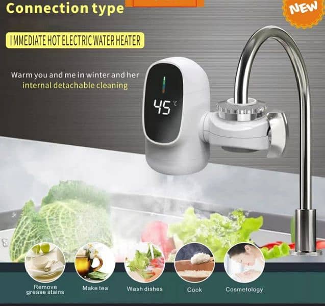 Mini Electric instant geyser 3500W 0